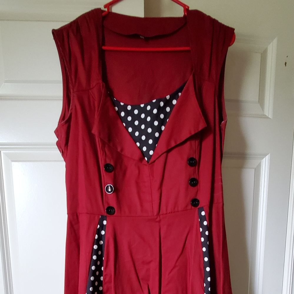 Red dress
